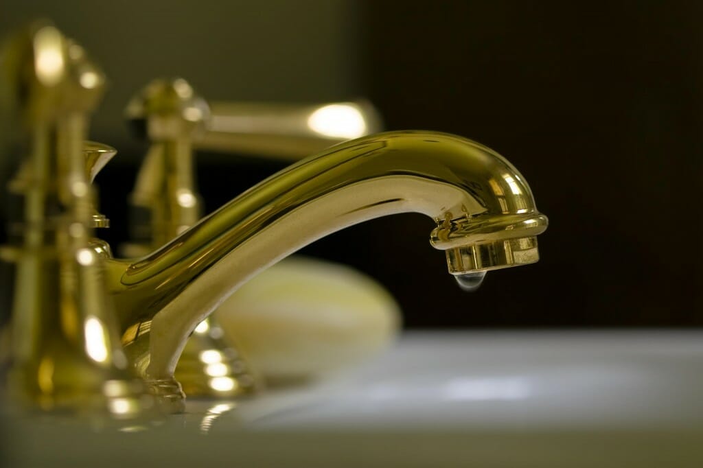 How to Clean Gold Faucets: Maintaining Gold Plated Bathroom