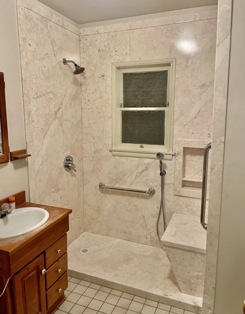 After - Tub to Shower Conversion, El Cajon St, Los Angeles, CA 91342
