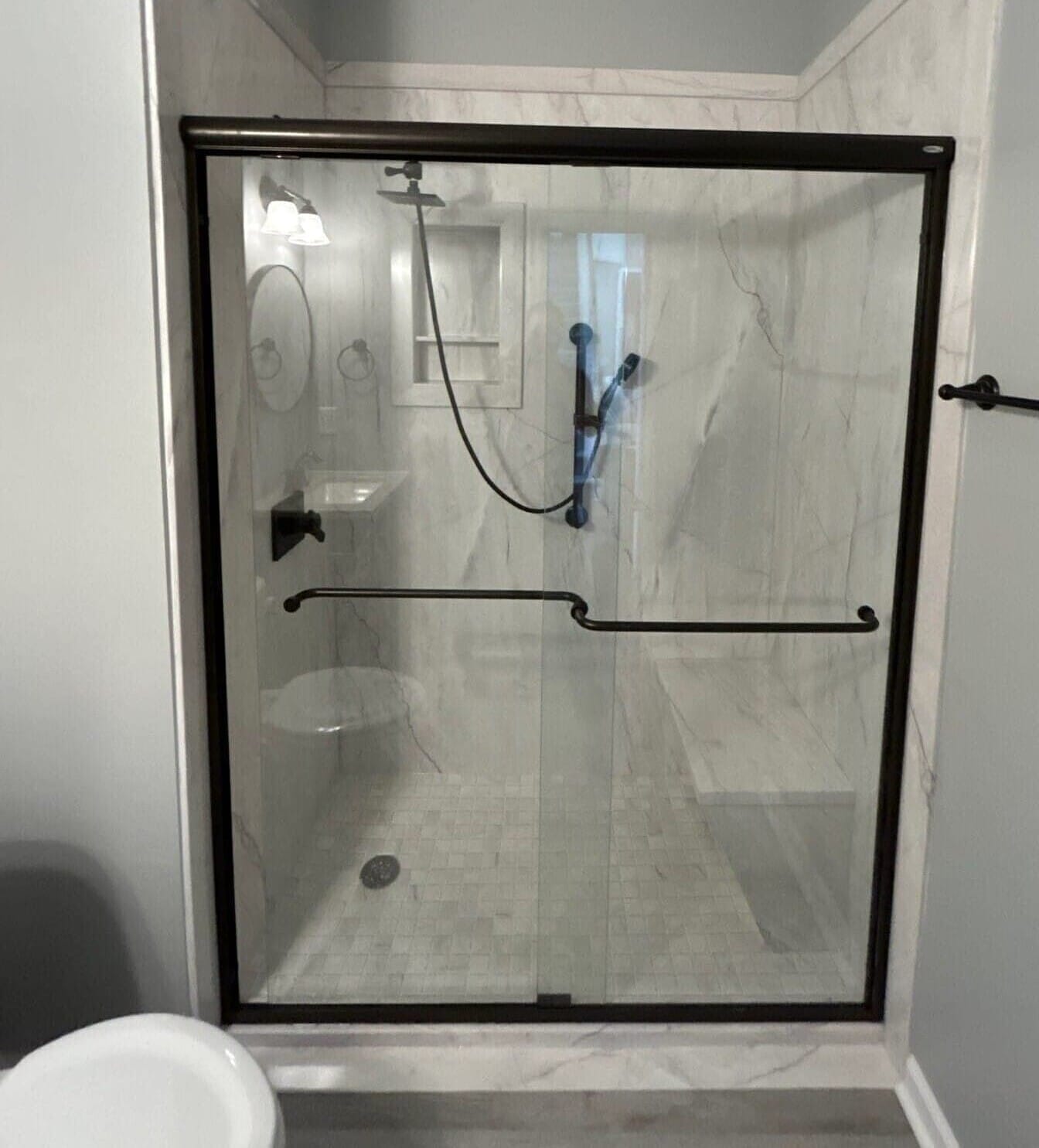 Tub to Shower Conversion, Siltstone Pl, Cary, NC 27519