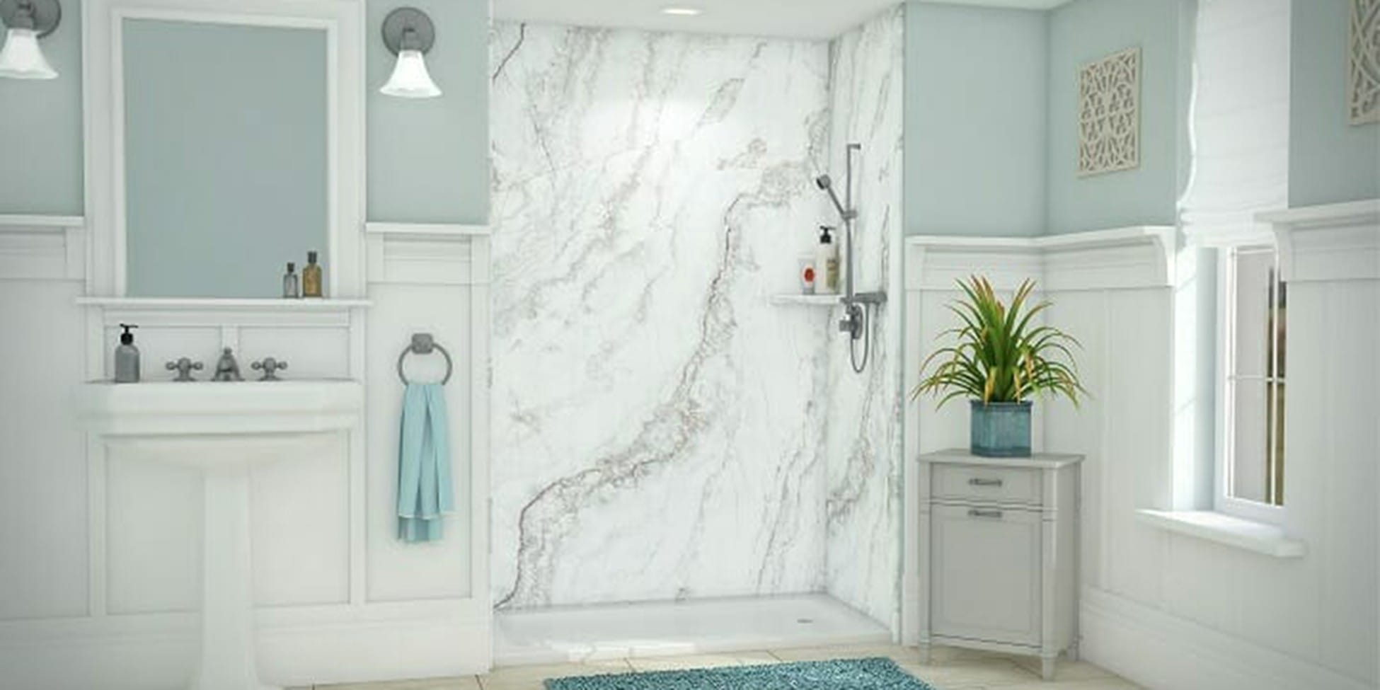 Our materials have a unique, six-layered material developed as a permanent and maintenance-free alternative to natural stone and marble.