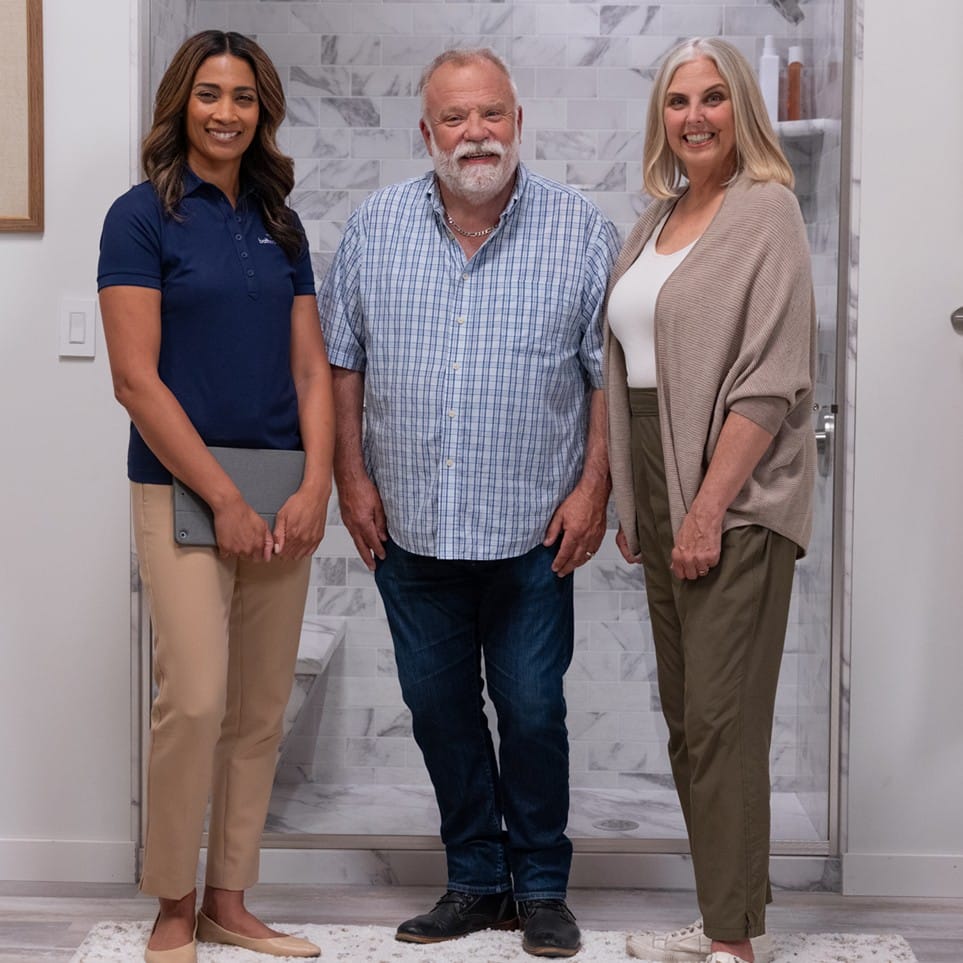 Your free in-home consultation isn’t just about picking colors. It’s about creating a bathroom that actually works for you—safe, beautiful, and built to last.