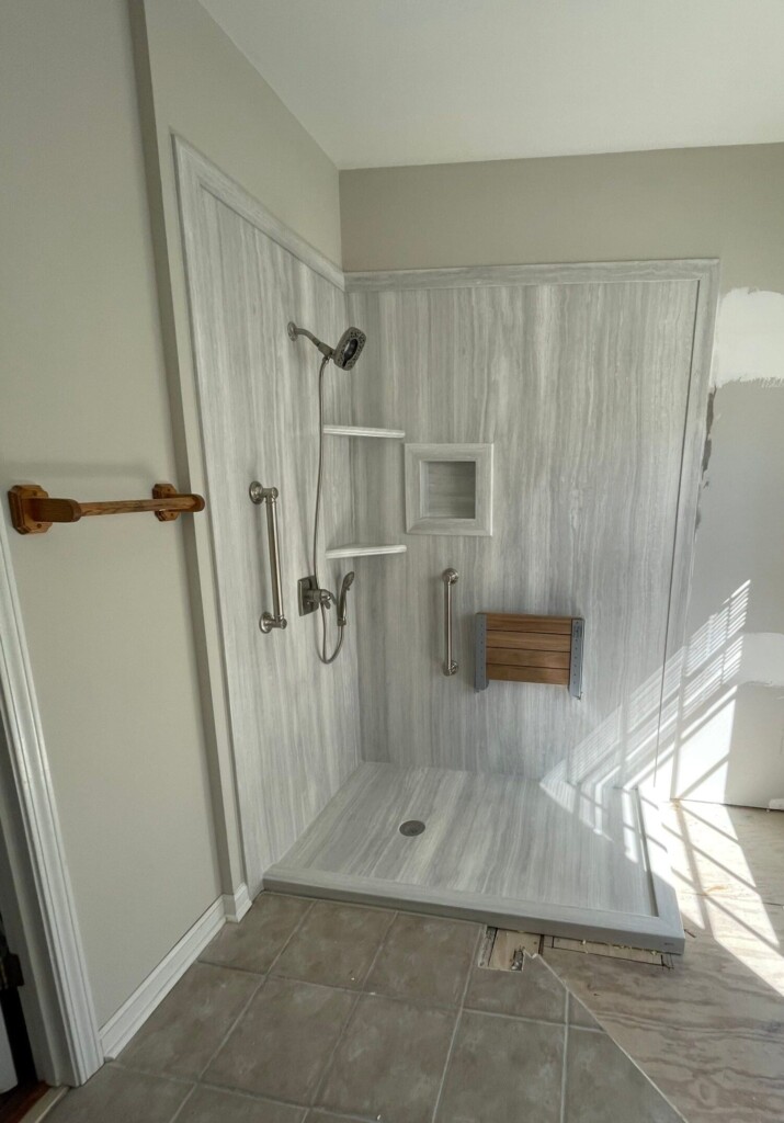 After - Tub To Shower Conversion, Thornbrooke Ct, Duluth, GA 30096