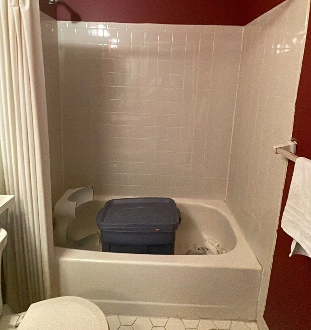 Before Bath Remodel