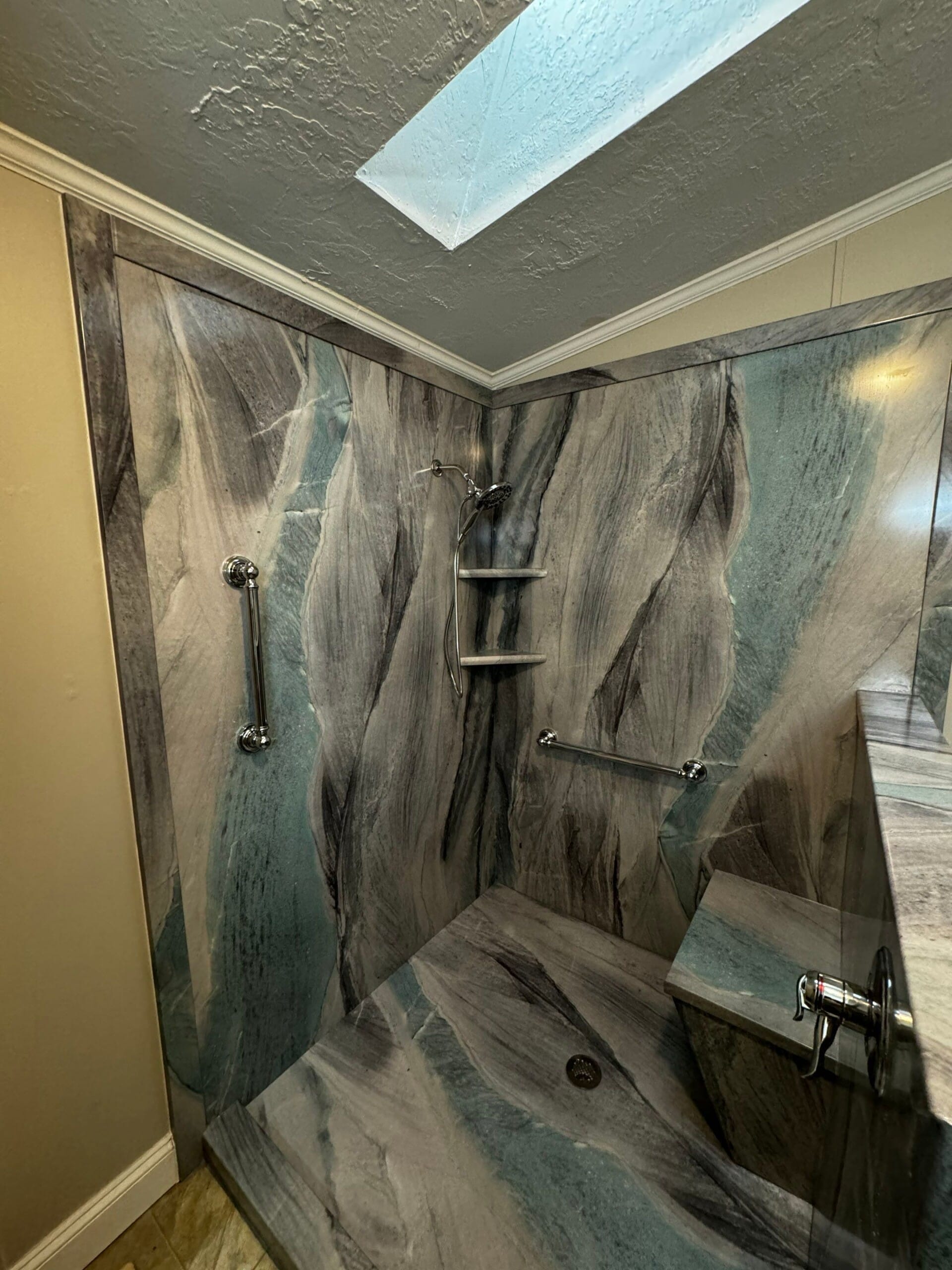 Tub To Shower Conversion, Lexington Lane, Chesterfield Twp, MI 48051