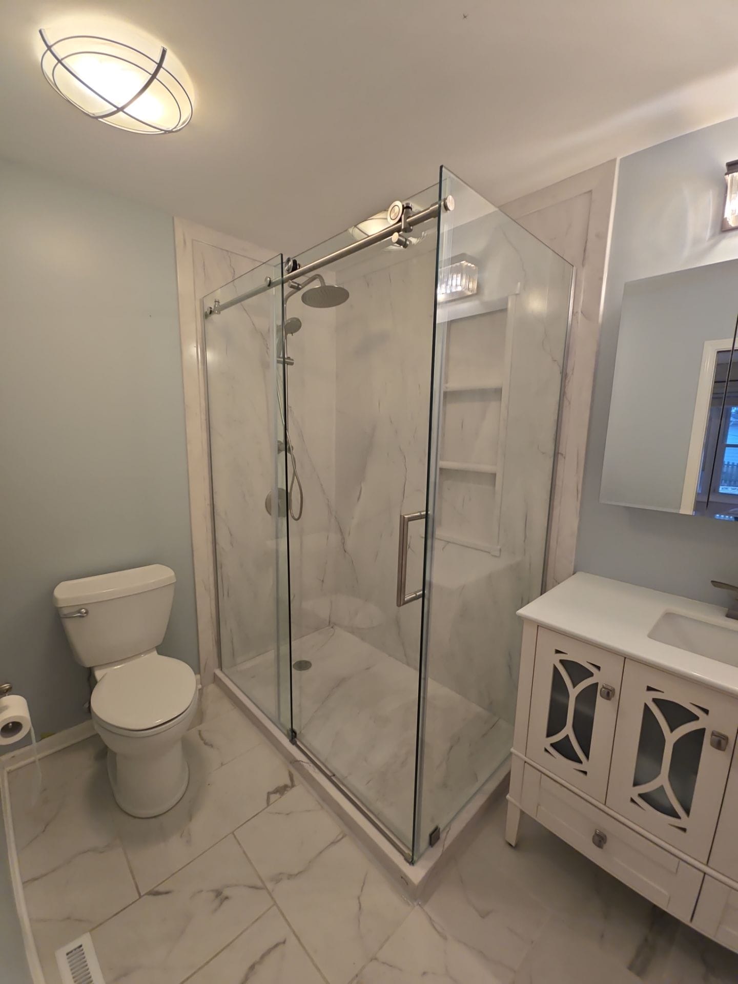 Tub To Shower Conversion, Tile Line Rd, Crystal Lake, IL 60012