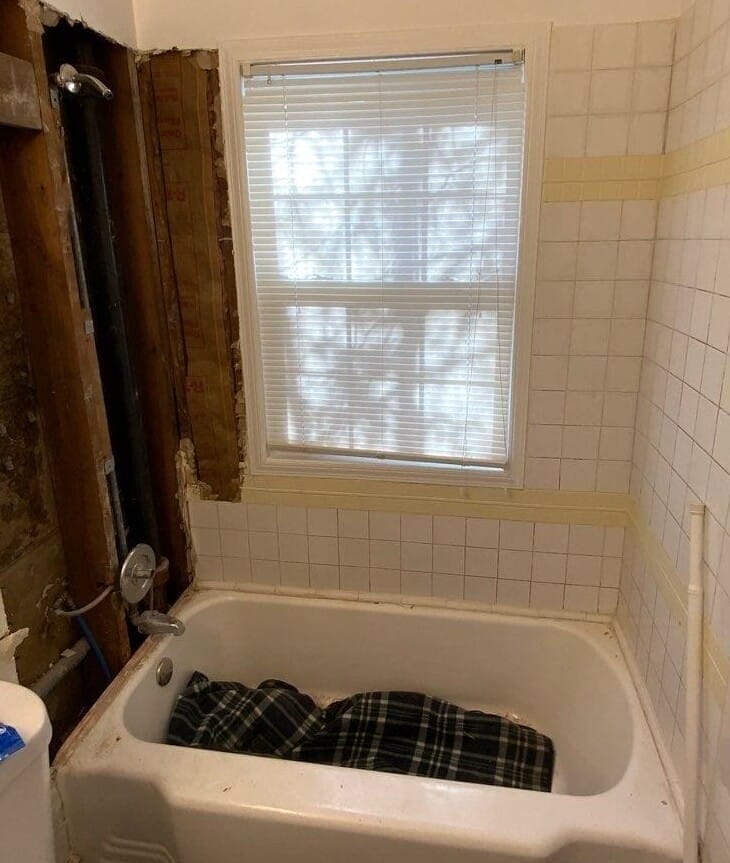 Before Bath Remodel