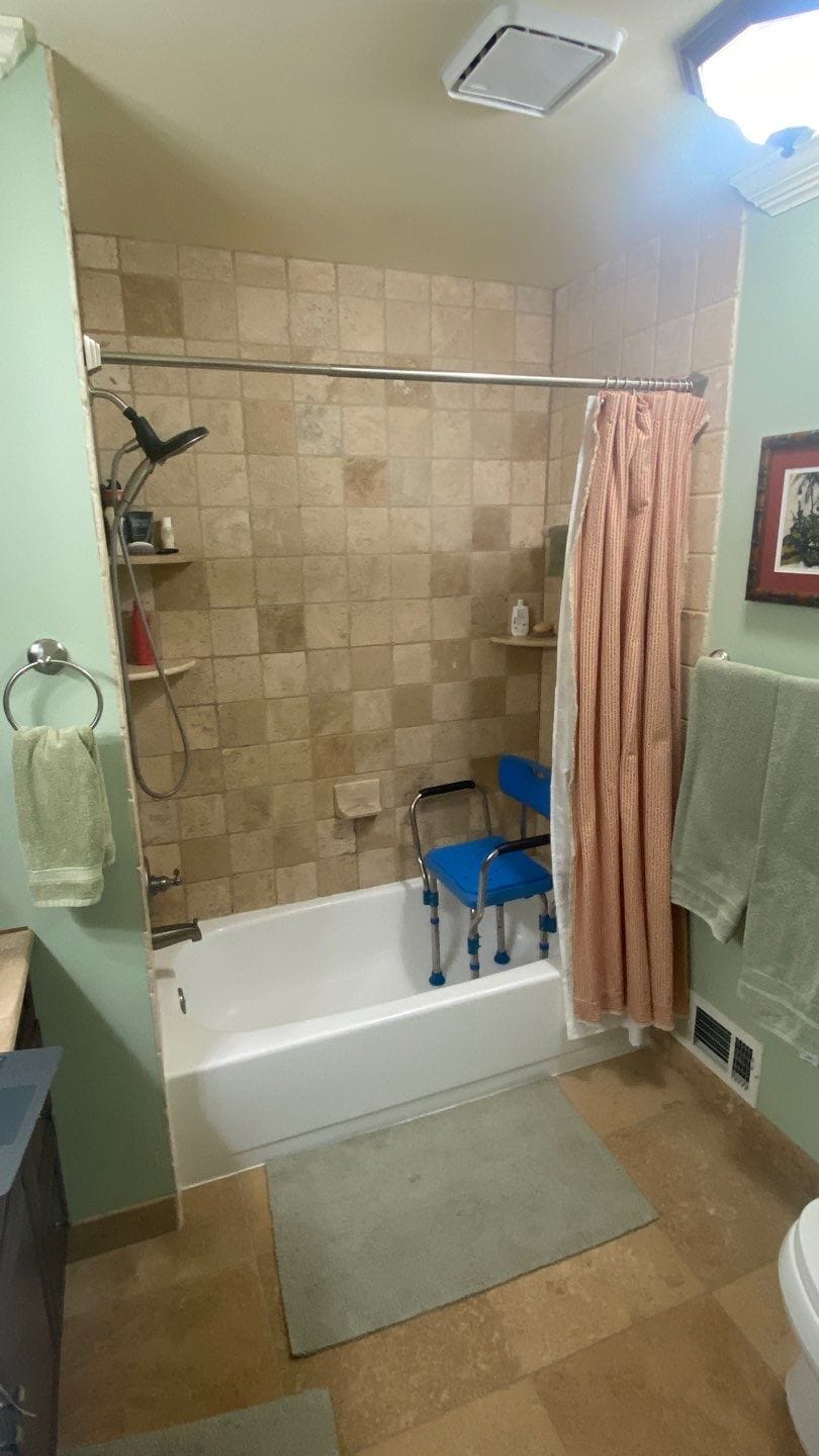 Before Bath Remodel