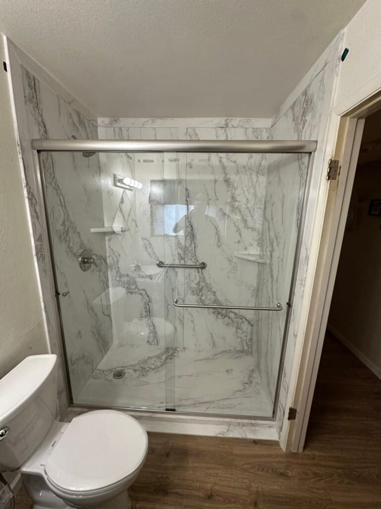 After - Walk-in Shower Installation, W Ironwood Dr, Glendale, AZ 85302