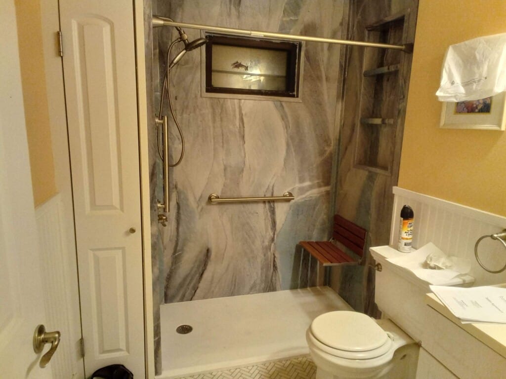 After - Tub To Shower Conversion, Burlington Ave N, St. Petersburg, Florida 33713