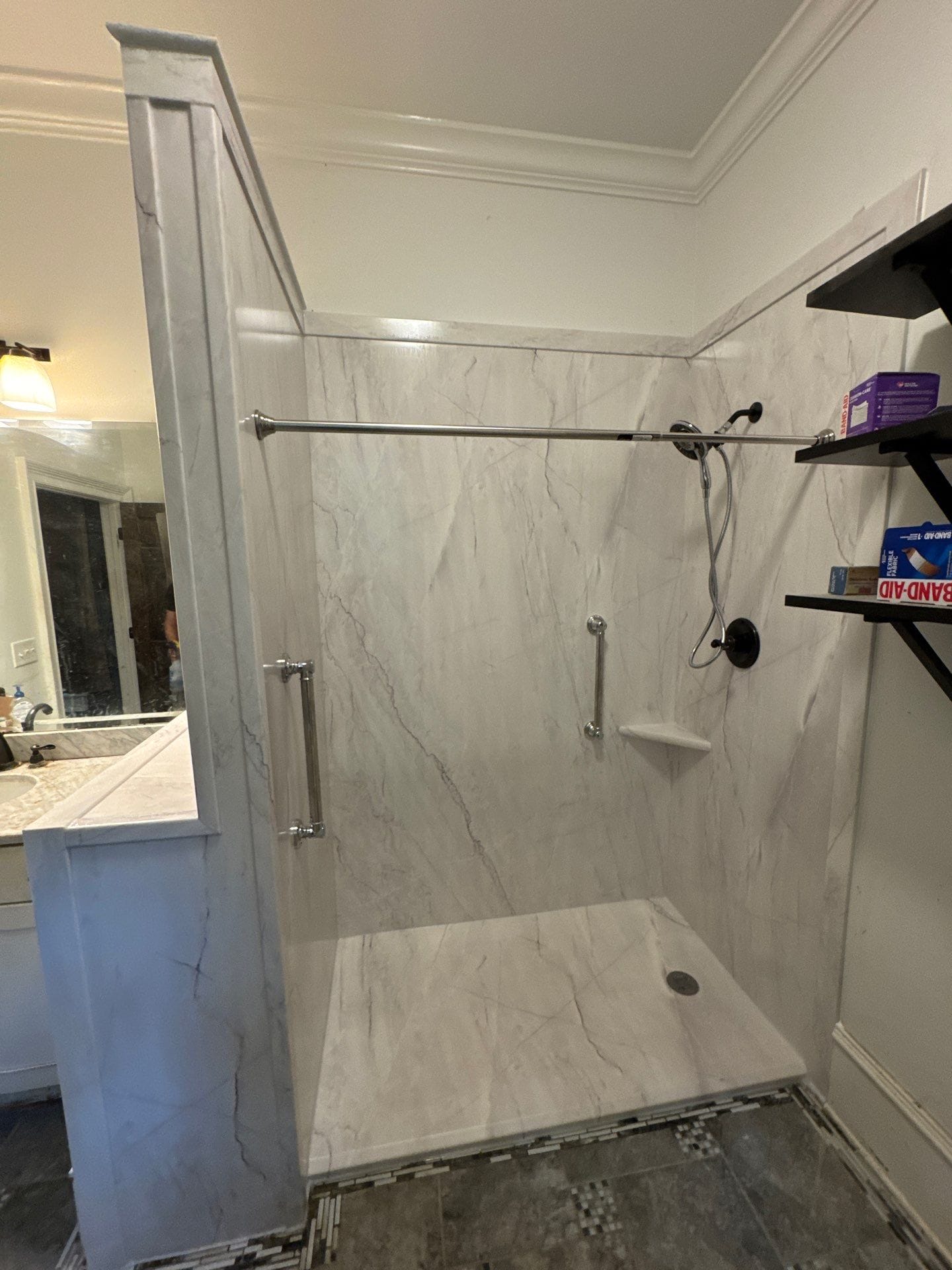 Tub To Shower Conversion, Hopewell Rd, Alpharetta, GA 30004