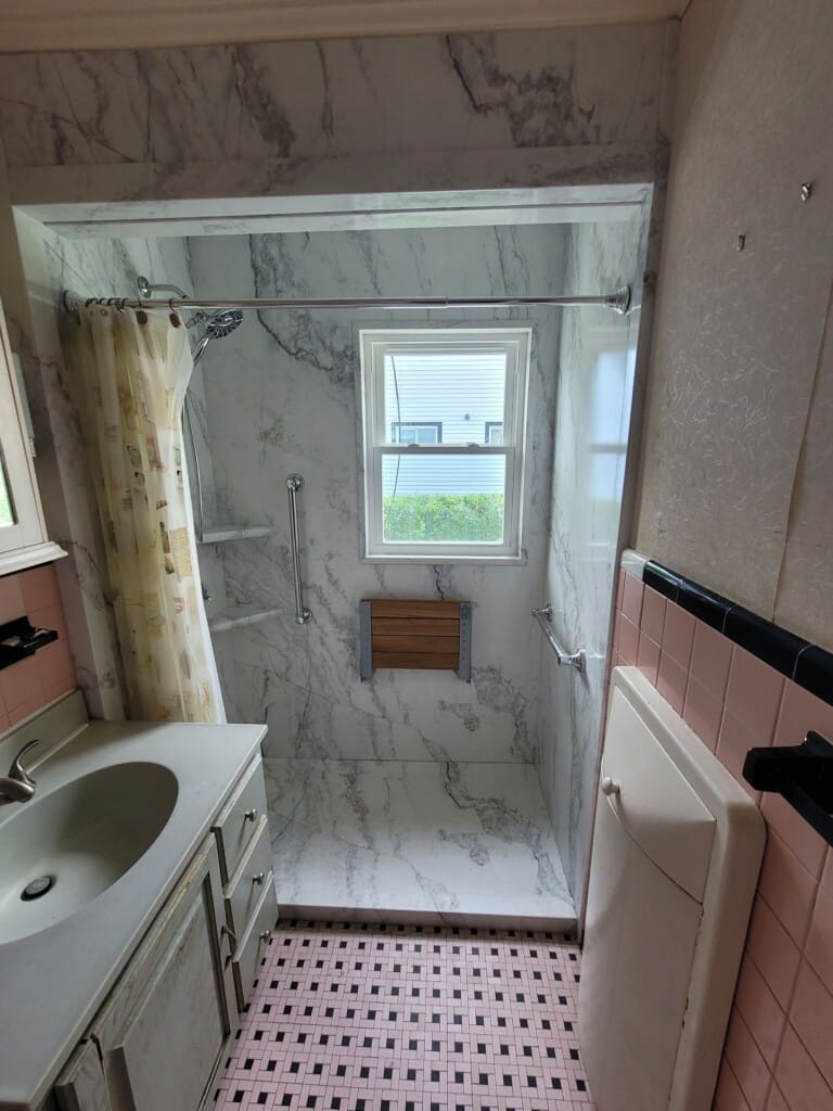 After - Tub To Shower Conversion, Bridgeton Dr, Parsippany-Troy Hills, NJ 07054
