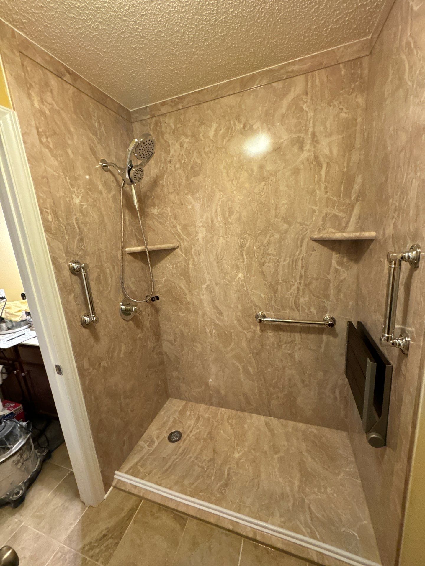 Tub To Shower Conversion, Muirfield Ridge Dr, Garner, NC 27529