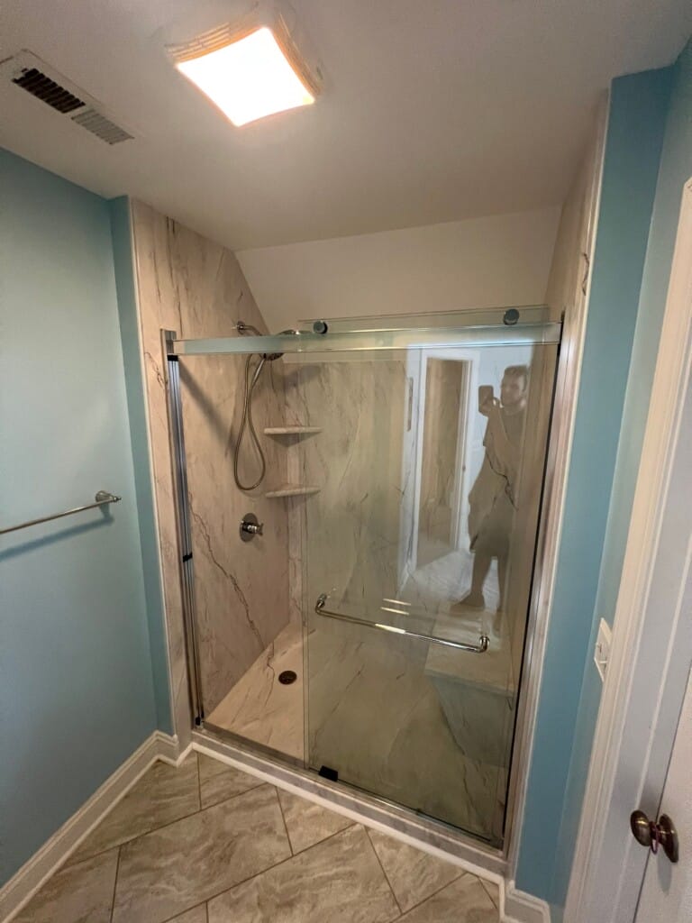 After - Tub To Shower Conversion, Fairfield Drive, Burlington, NC 27215