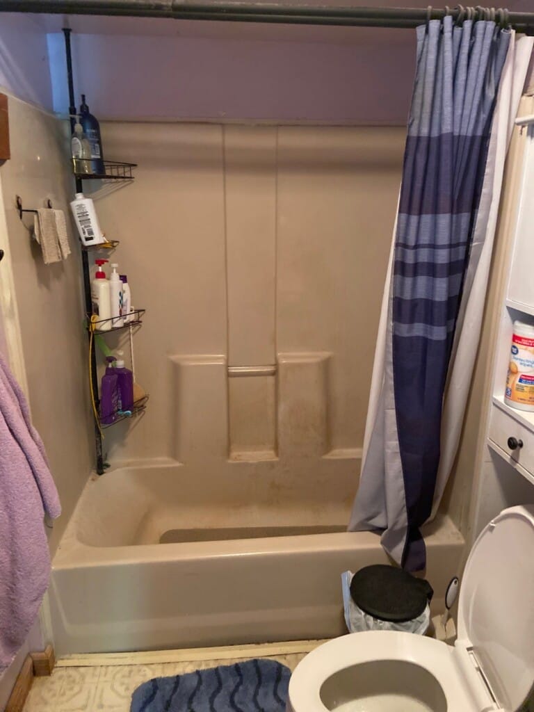 Before - Tub To Shower Conversion, Orange St, Indianapolis, IN 46203