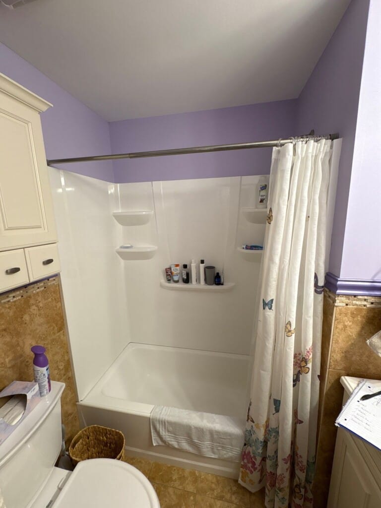 Before - Shower Installation, Esher Court, Manchester Township, NJ 08759