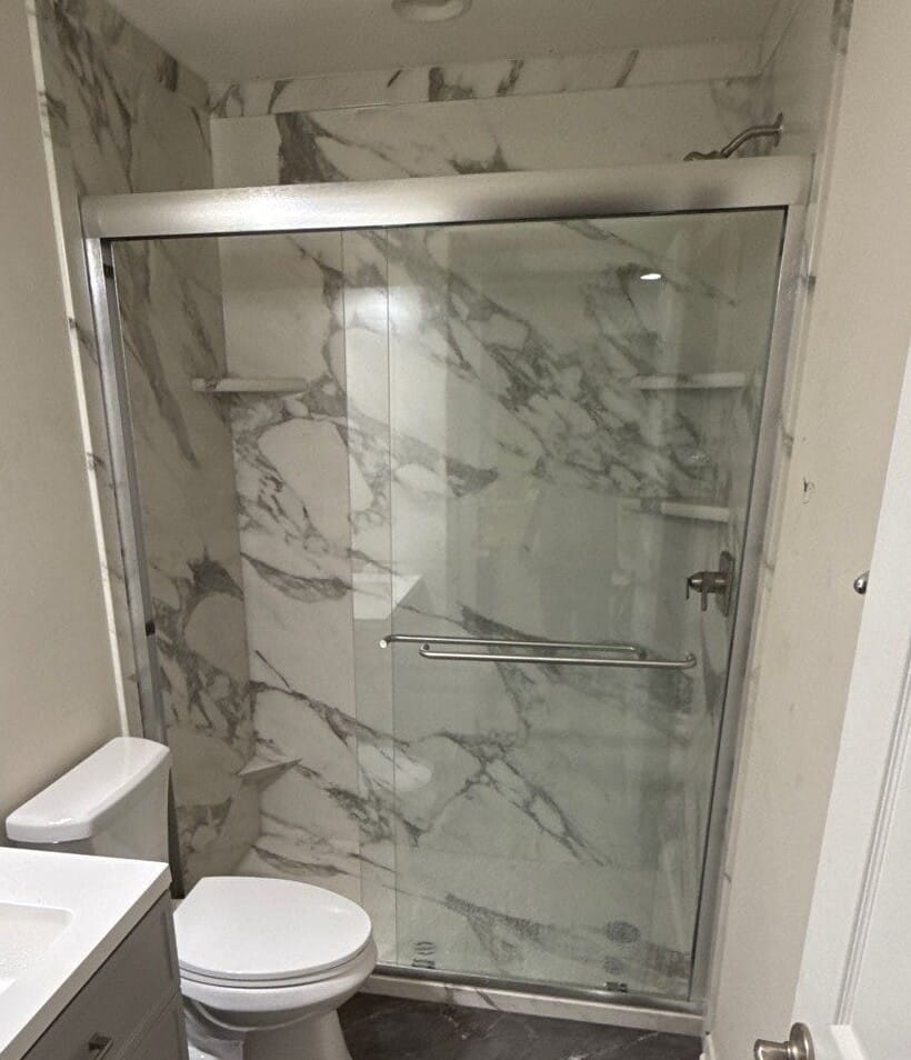 Tub To Shower Conversion, Merrimont Trace Circle, Alexandria, VA 22308