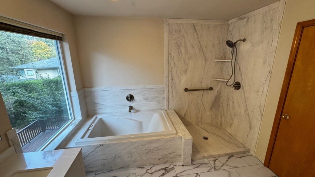 After - Shower Installation, SE 24th St, Bellevue, WA 98008