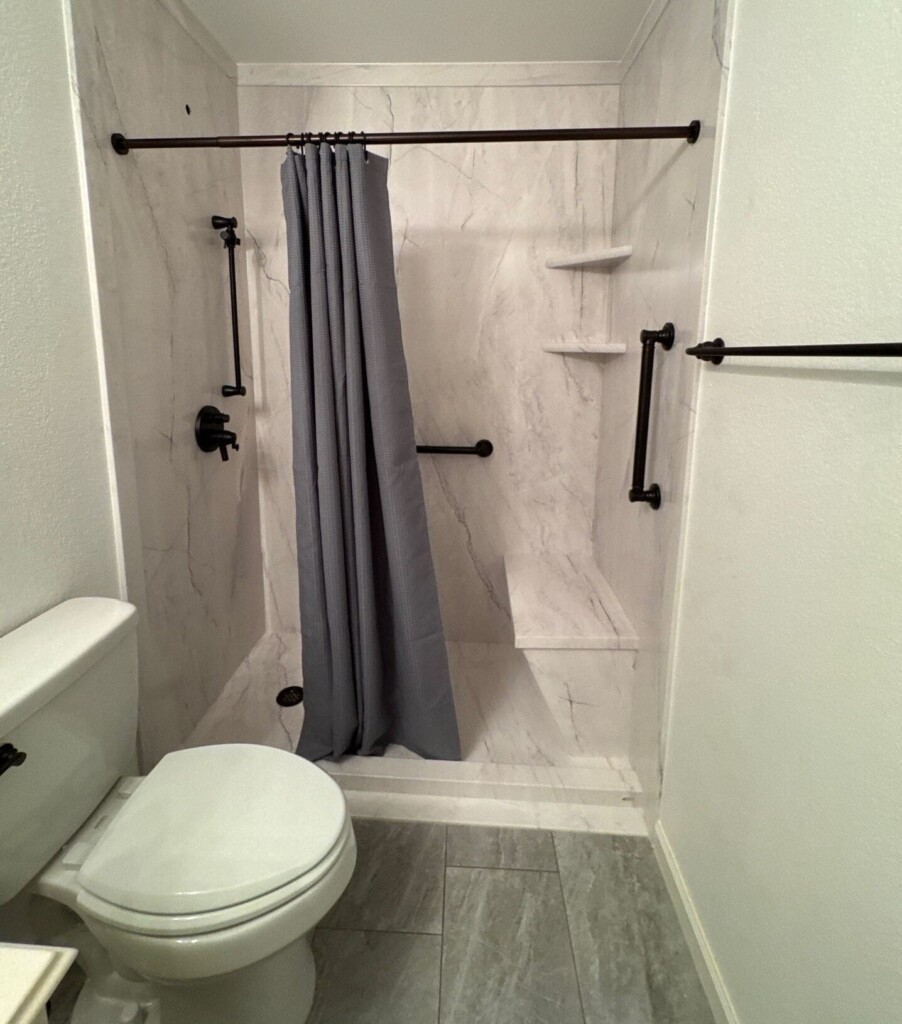 After - Tub To Shower Conversion, Cattleman Dr, McKinney, TX 75071