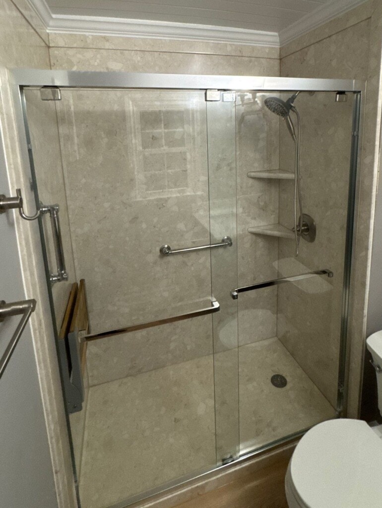 After - Tub To Shower Conversion, Sequoyah Dr, Alpharetta, GA 30004