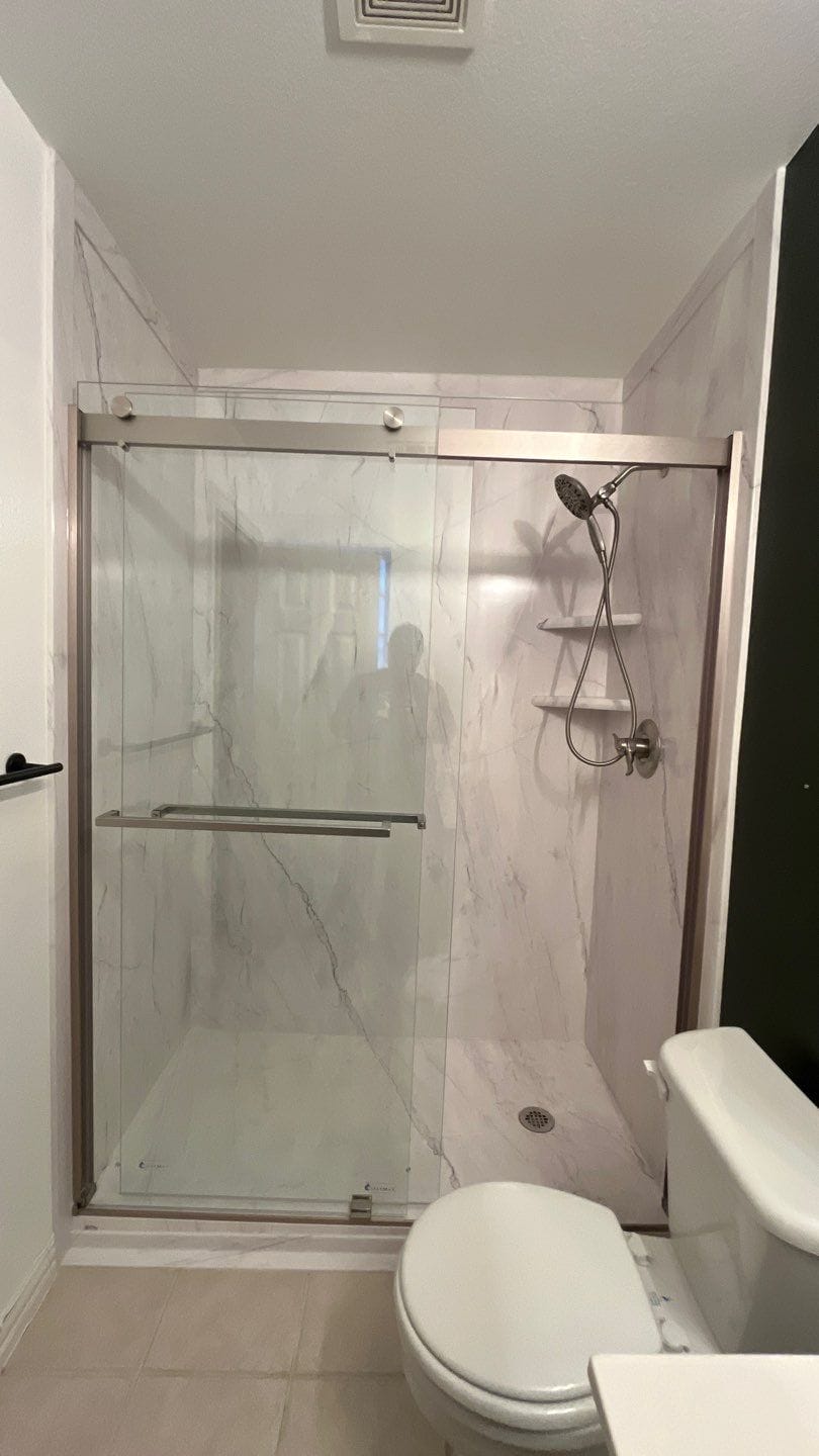 Tub To Shower Conversion, Waddell Dr, Plano, TX 75025