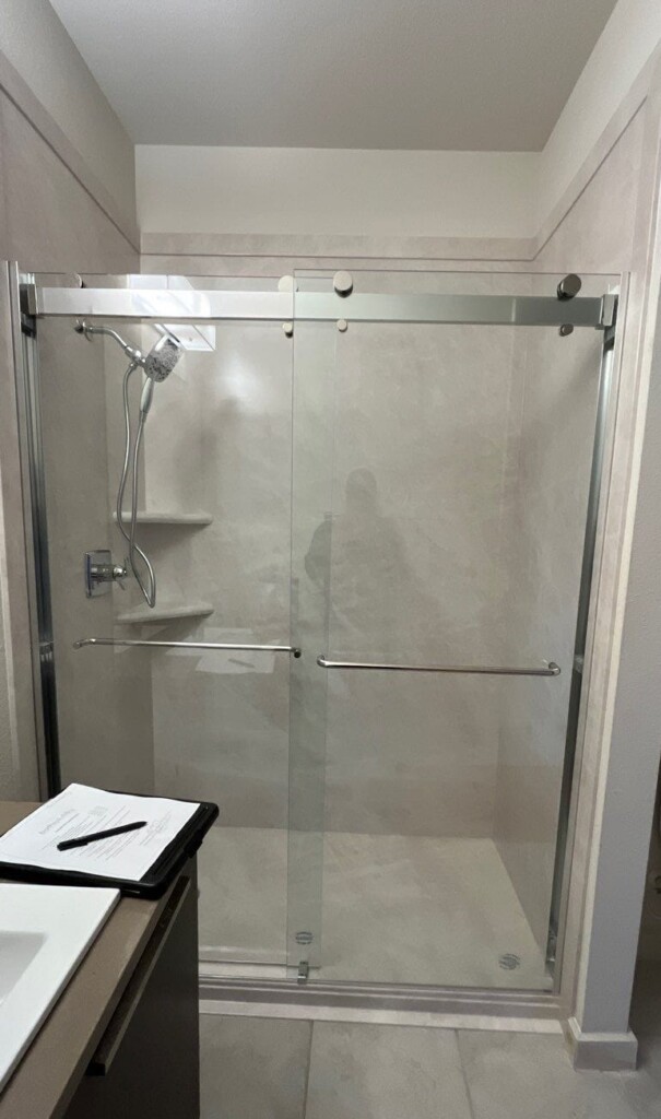 After - Tub To Shower Conversion, Weston Dr, McKinney, TX 75070