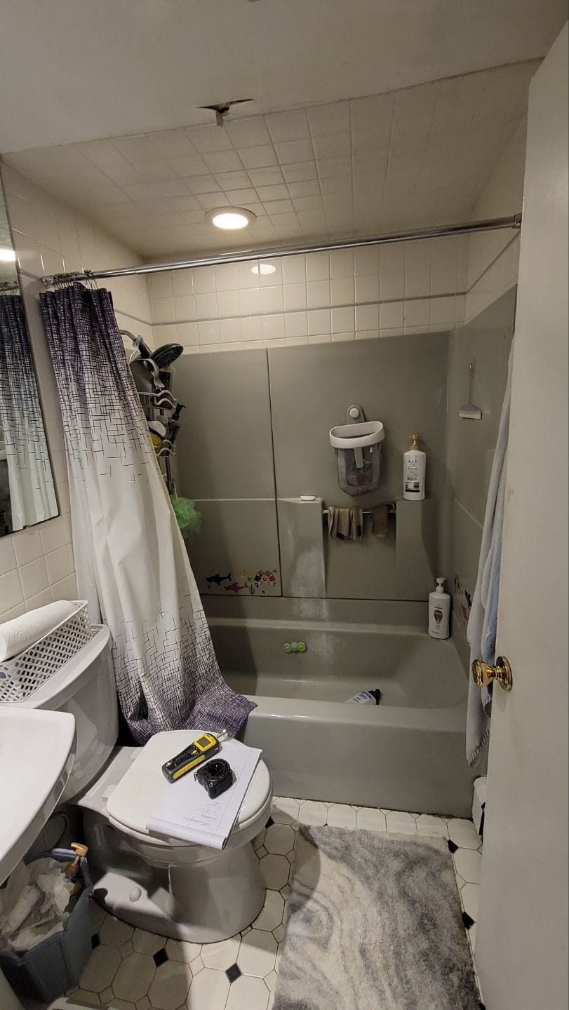Before Bath Remodel