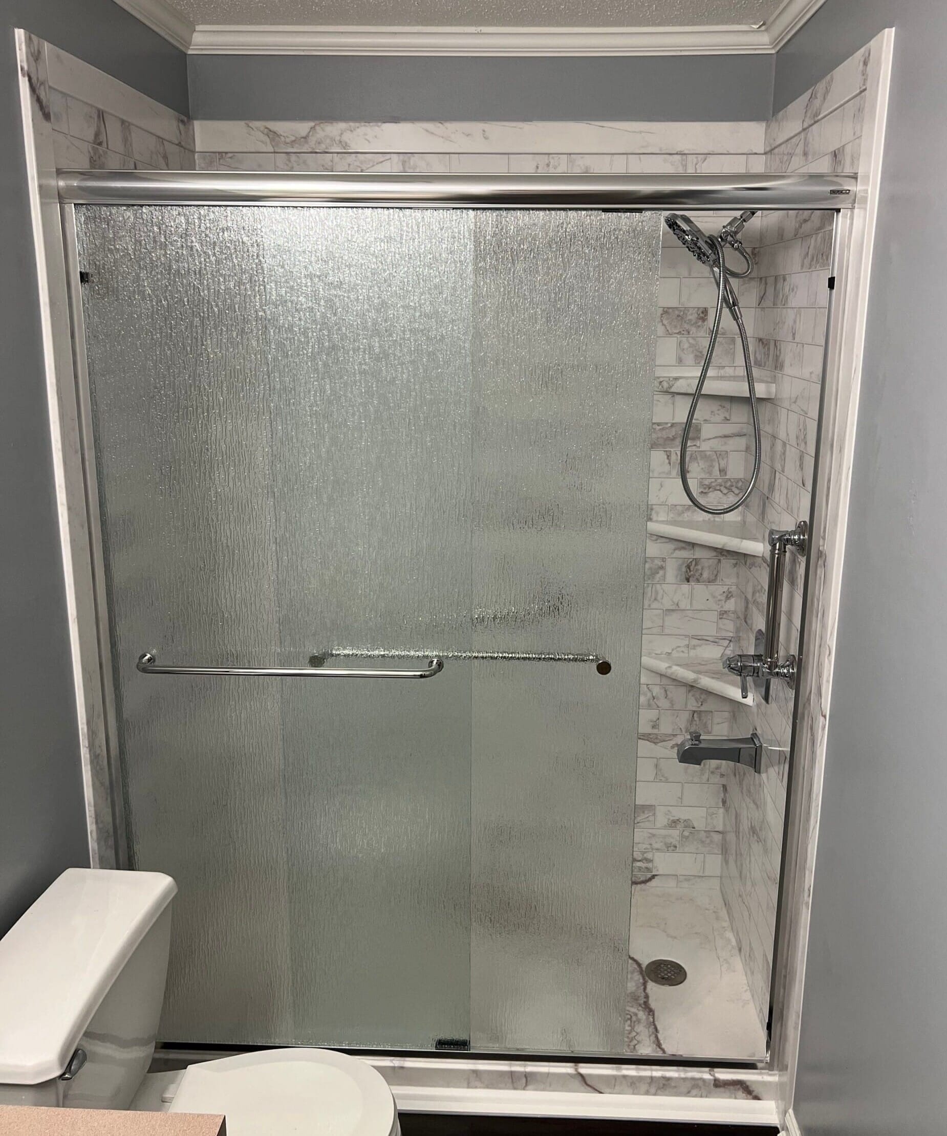 Tub To Shower Conversion, Spring Leaf Ct, Greensboro, NC 27455