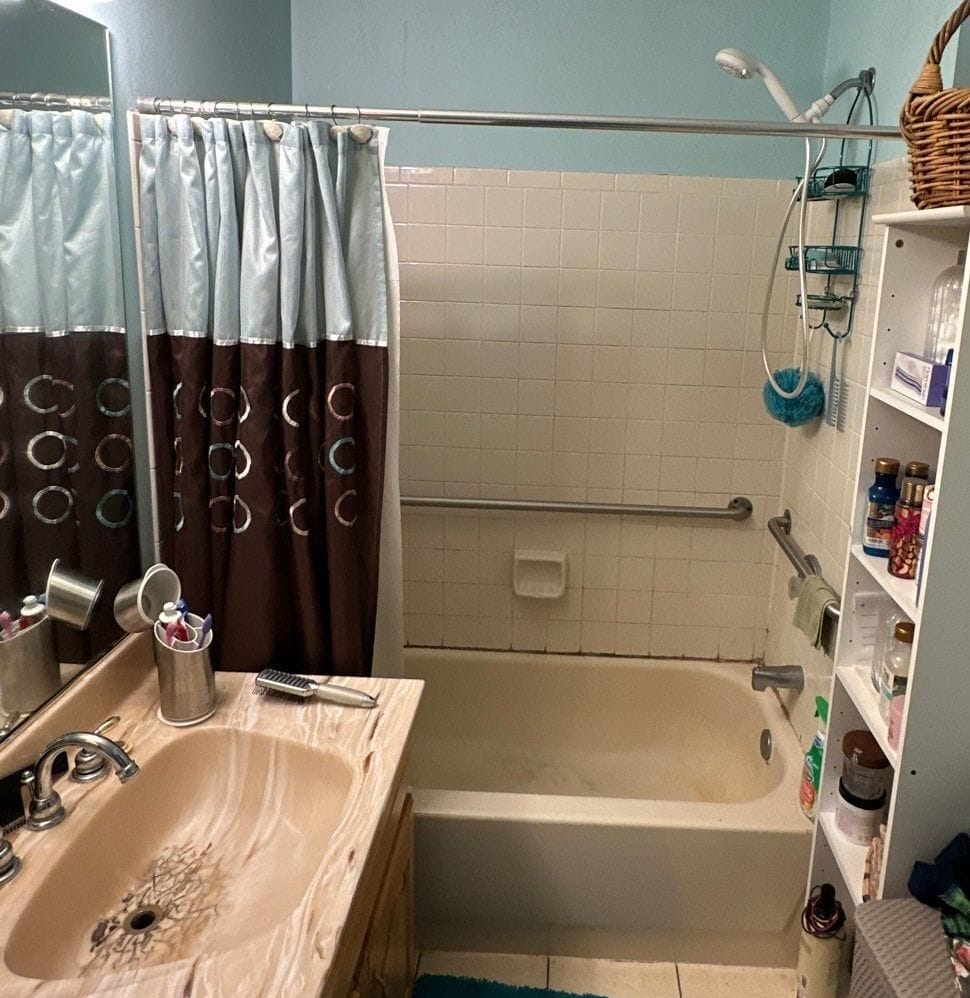 Before Bath Remodel