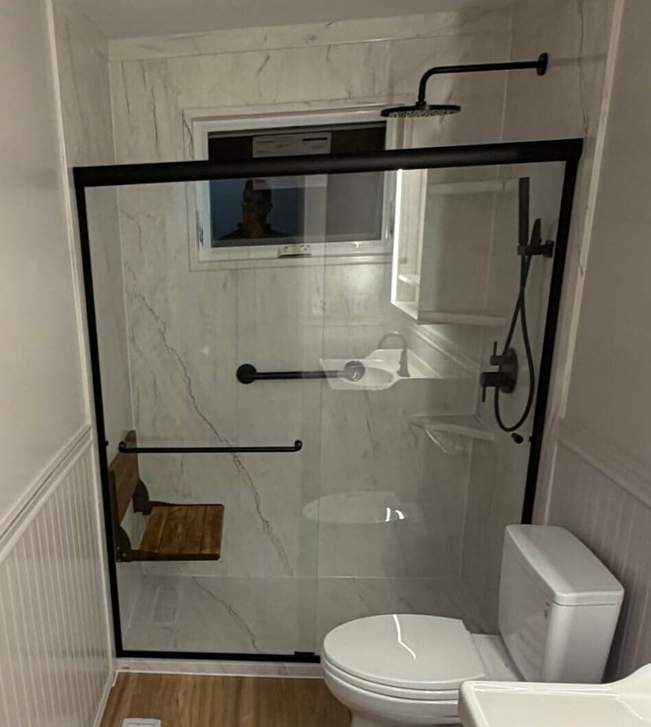 Tub To Shower Conversion, Meridian Ave N, Shoreline, WA 98133