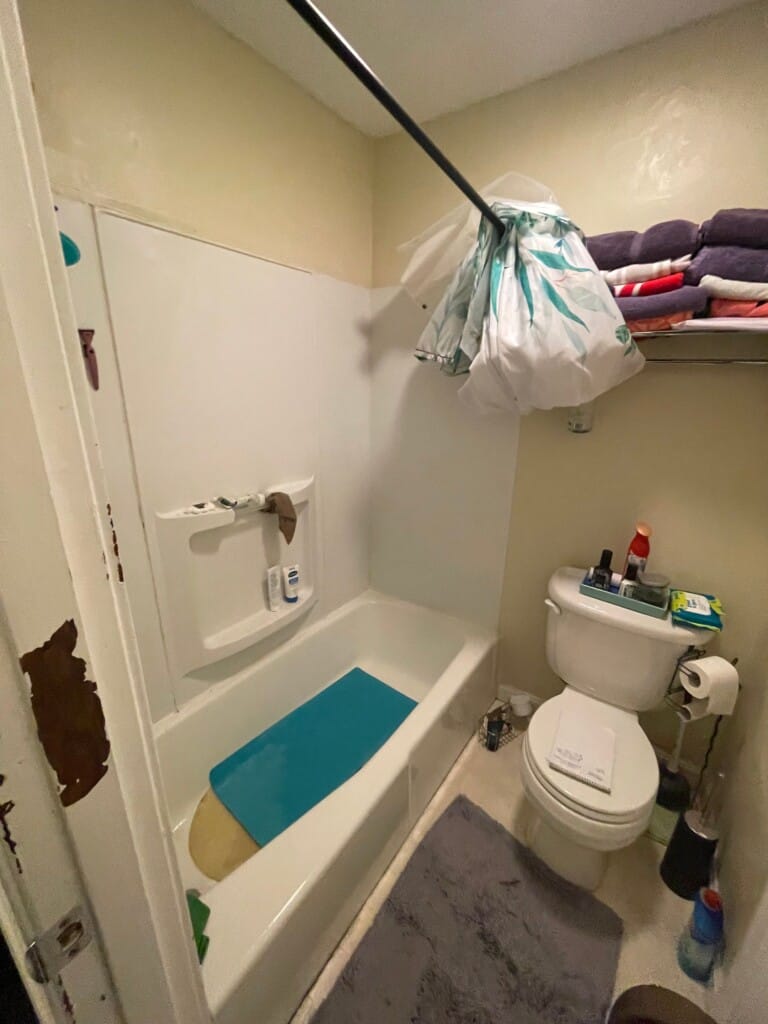 Before - Bath & Shower Combo, Napier St, Vancouver, BC V5L