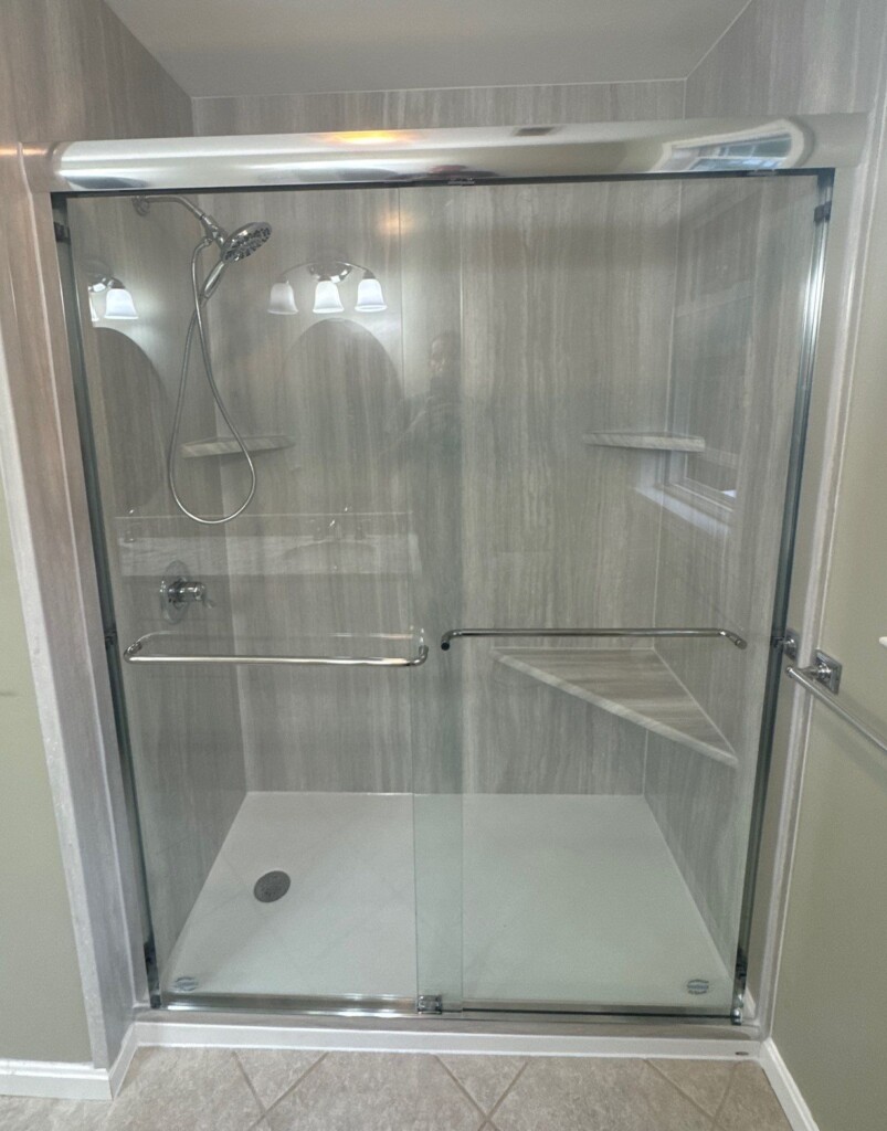 After - Tub To Shower Conversion, E Pinnacle Ridge Pl SW, Rocky View County, AB T3Z 3N7