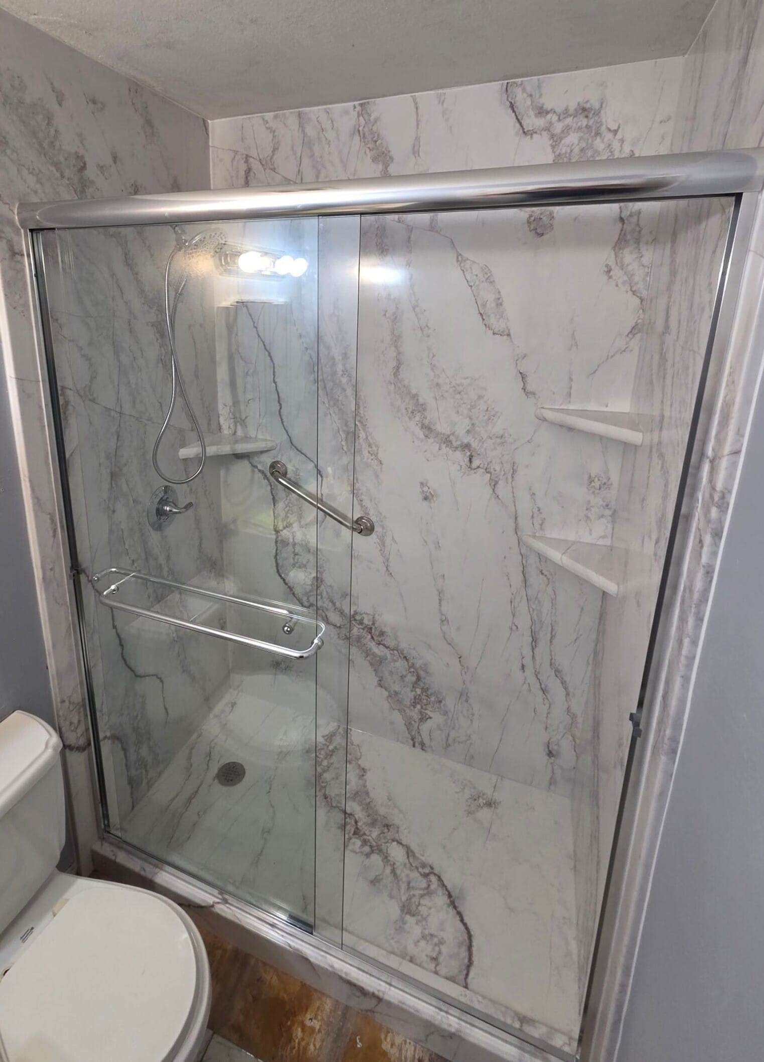 Tub To Shower Conversion, Parkside Ave, San Diego, CA 92139