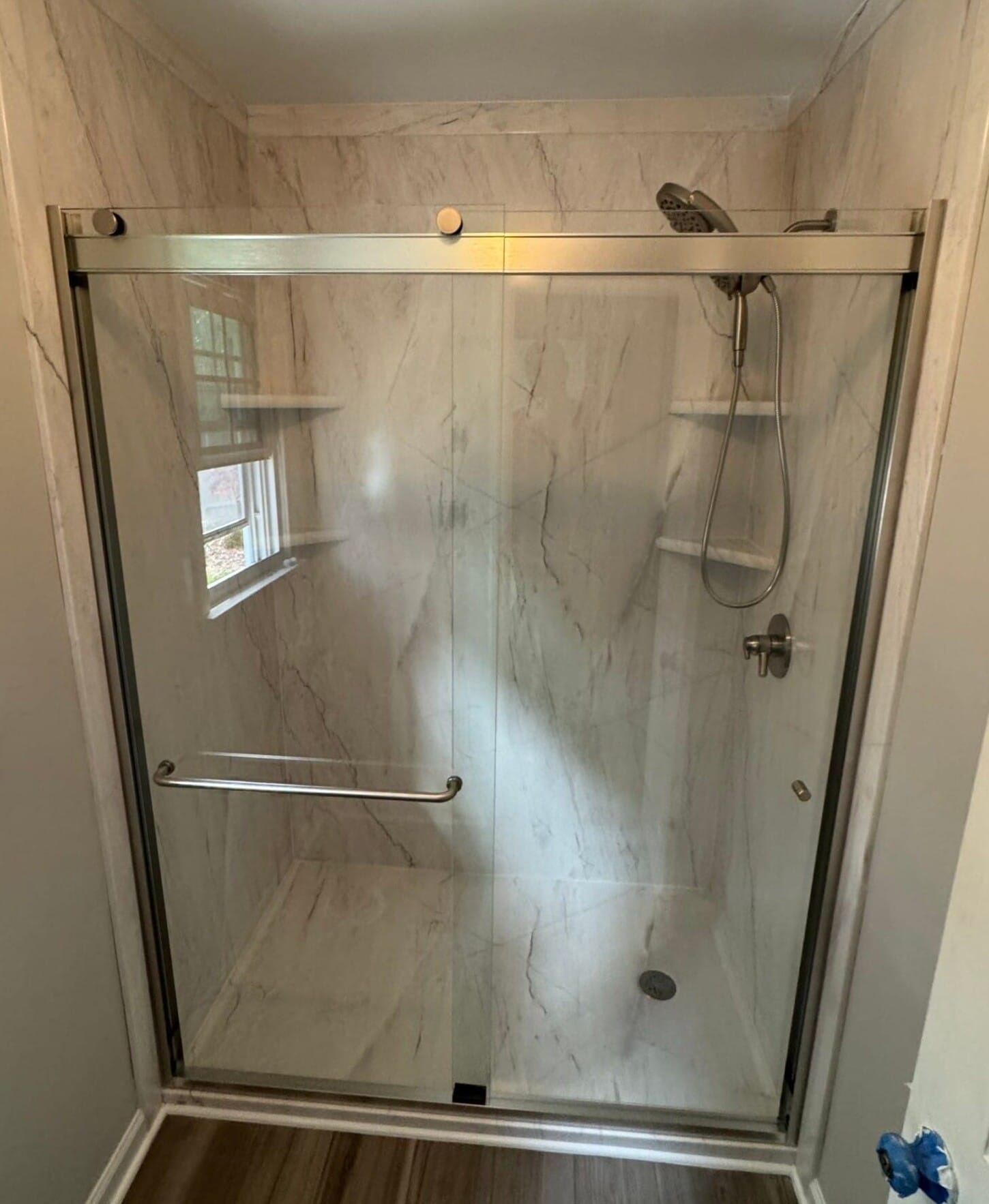 Tub To Shower Conversion, Brookwood Ct, Raleigh, NC 27613