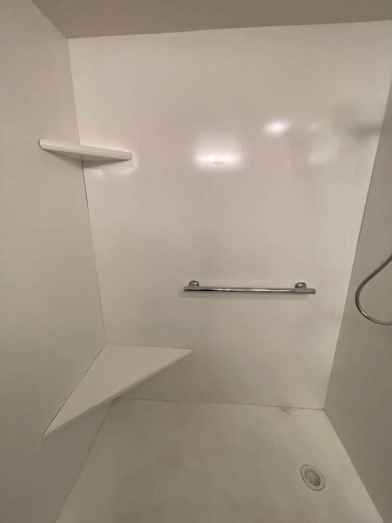 After - Tub To Shower Conversion, NE Rockbluff Pl NW, Calgary, AB T3G 5B1