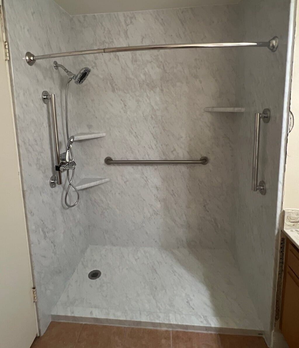 Tub To Shower Conversion, Larch Ave, Irvine, CA 92606