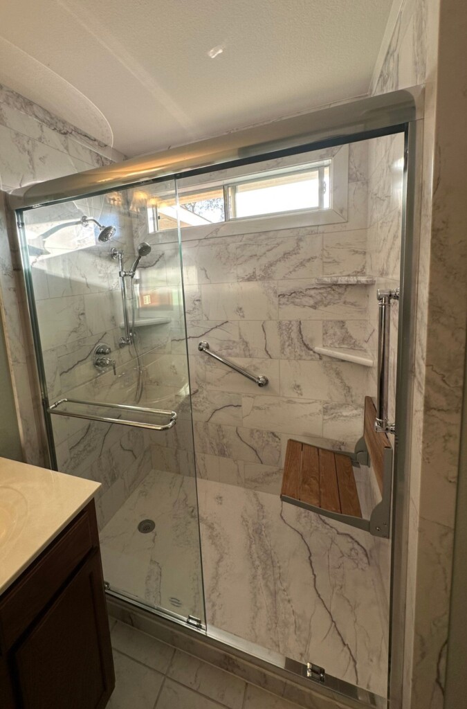 After - Tub To Shower Conversion, Tall Sky Trc, Austin, TX 78724