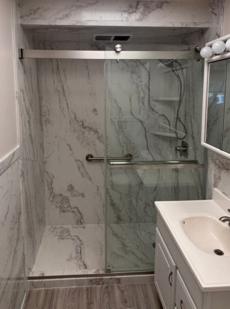 After - Tub To Shower Conversion, Park Ave, Spring Lake, NJ 07762