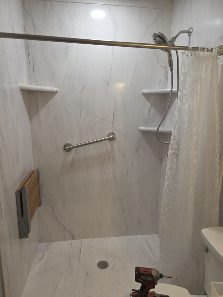 After - Tub To Shower Conversion, Hillside Dr, Hendersonville, TN 37075