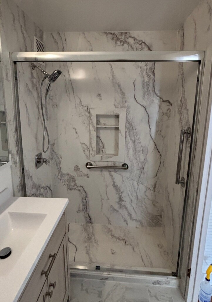After - Tub To Shower Conversion, Valley Street, Unit 7L, Maplewood, NJ 07040