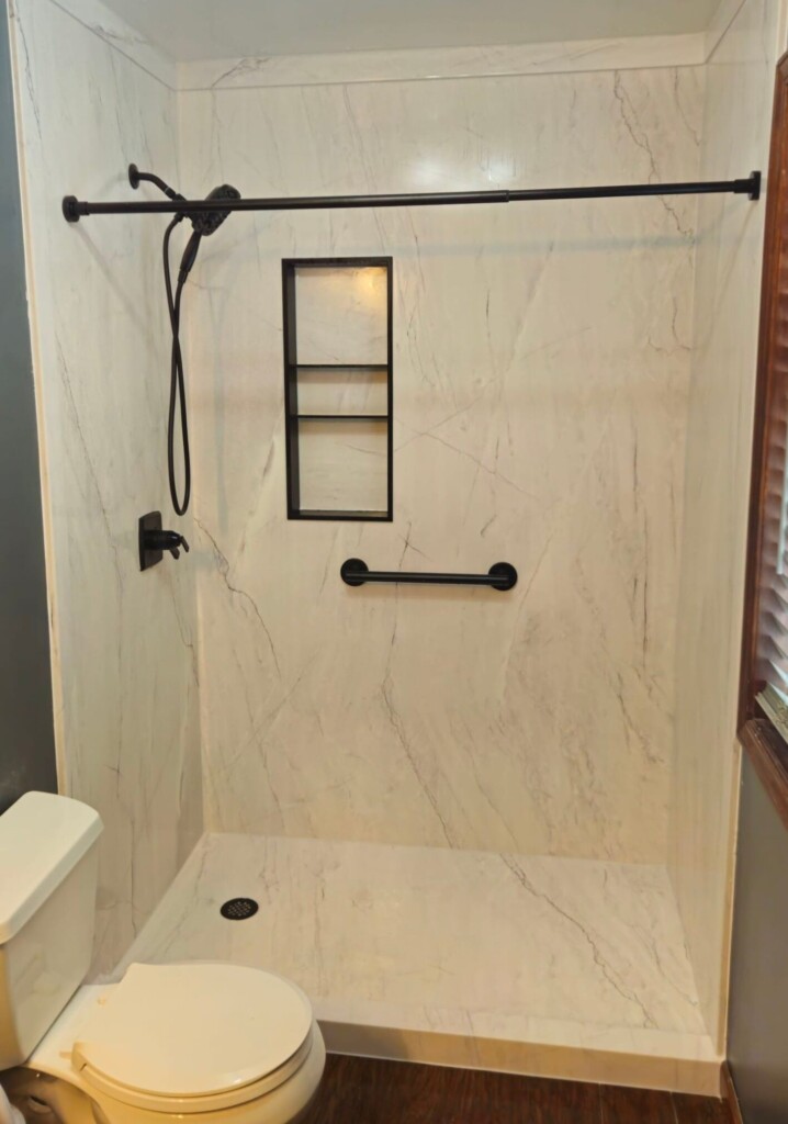 After - Tub To Shower Conversion, Cedar Crest Ct, North Fort Myers, FL 33903
