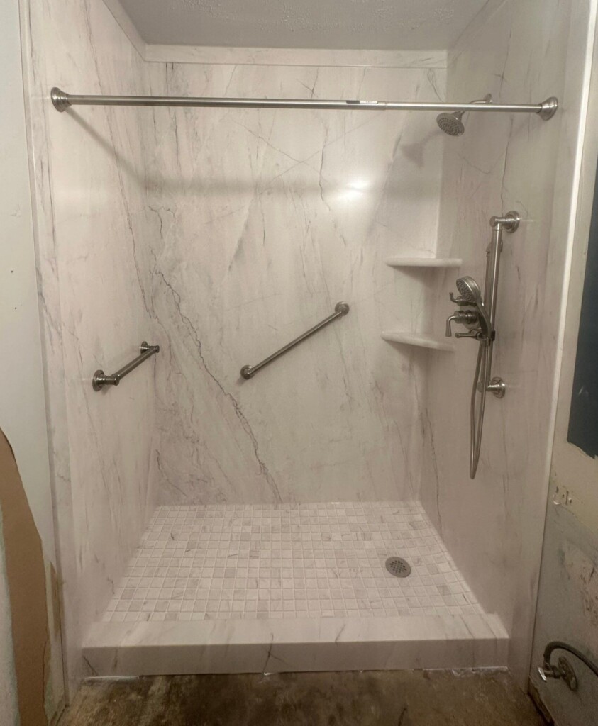 After - Tub To Shower Conversion, Flintwood Trail, Fort Worth, TX 76137