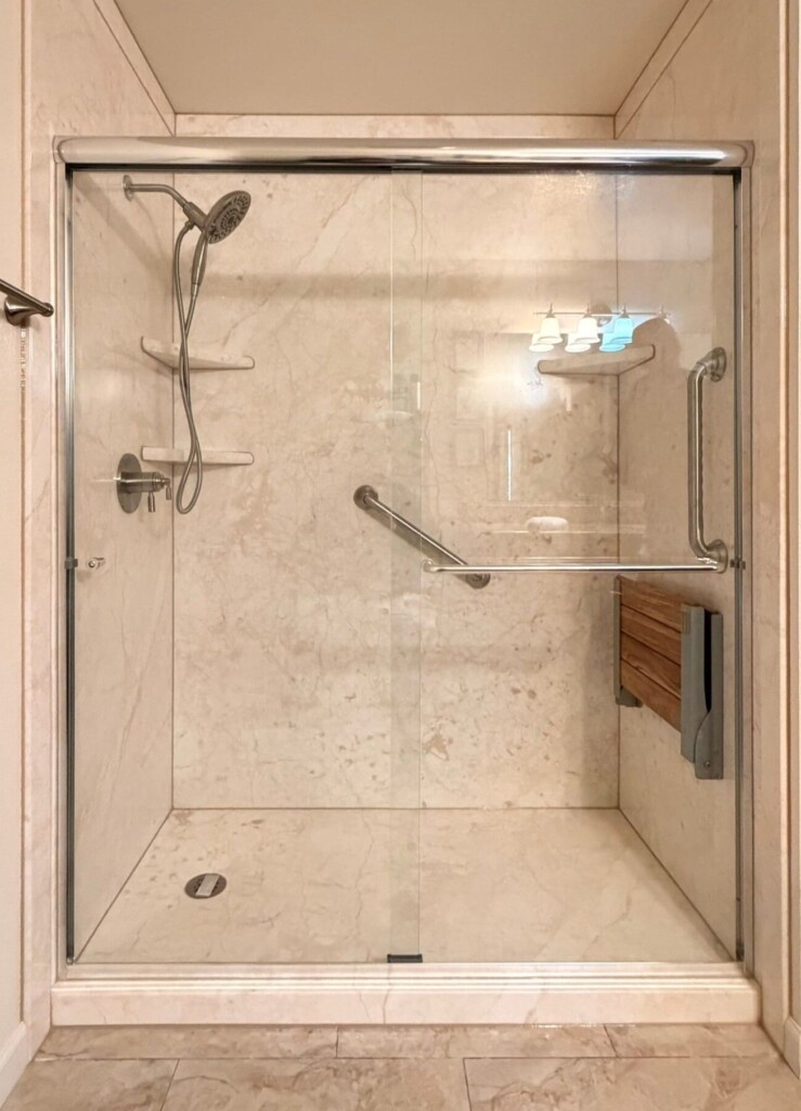 After - Tub To Shower Conversion, 15th Ave NE Unit 203, Shoreline, WA 98155