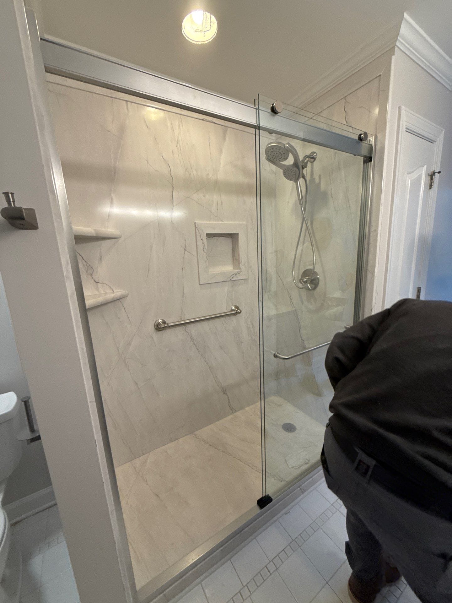 Tub To Shower Conversion, Tibbetts Rock Dr, Cary, NC 27513