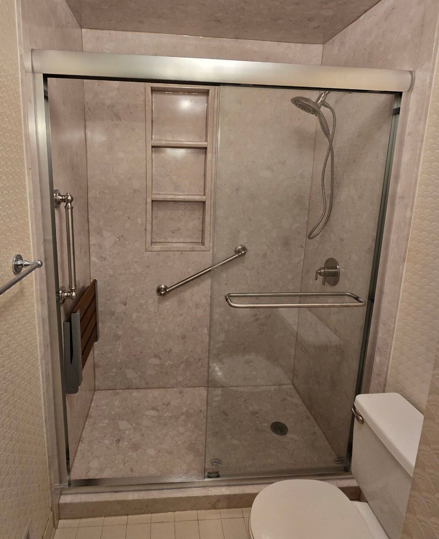 Tub To Shower Conversion, Clay Court, Sterling Heights, Michigan 48313