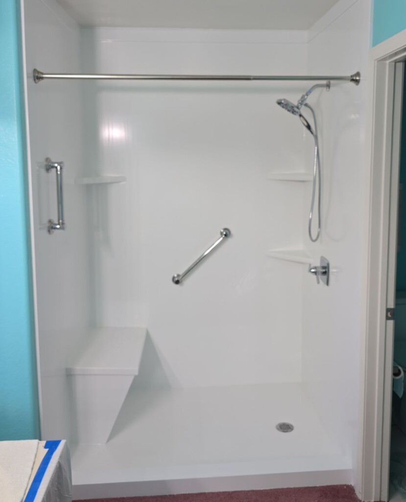 After - Tub To Shower Conversion, W Smoke Tree Rd, Gilbert, AZ 85296