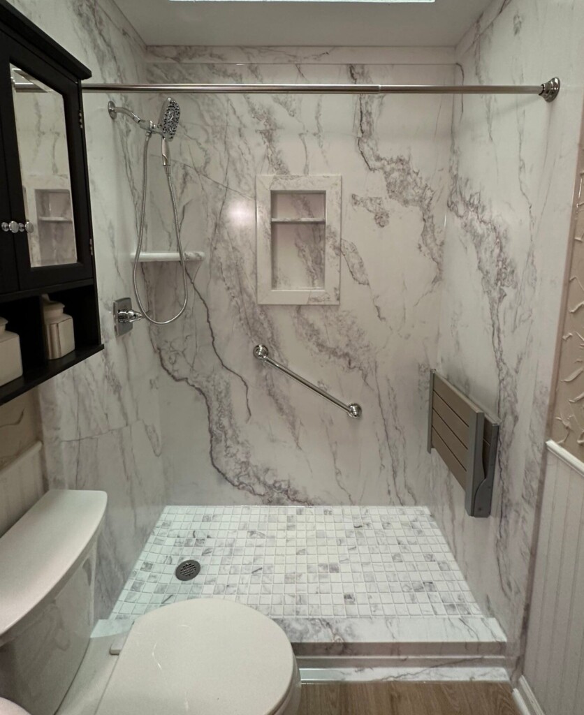 After - Tub To Shower Conversion, Lone Eagle Dr, Fort Worth, TX 76108