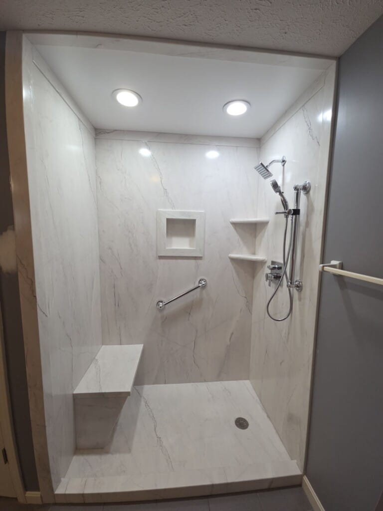 After - Shower Remodel, Tiara Lane, Evansville, IN 47711