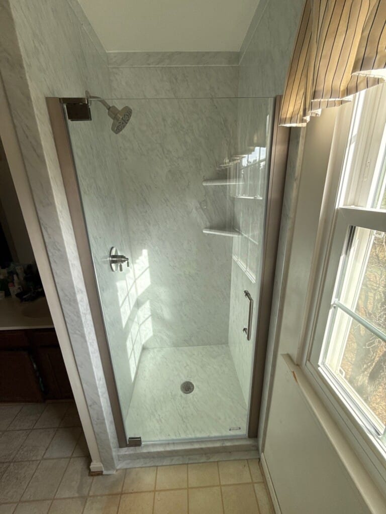 After - Shower Remodel, Historic District, Manassas, VA 20110
