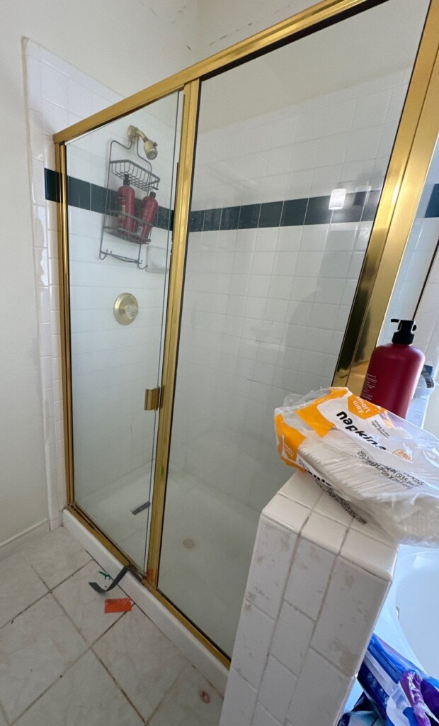 Before - Shower Remodel, Benchmark Dr, Plano, TX 75023
