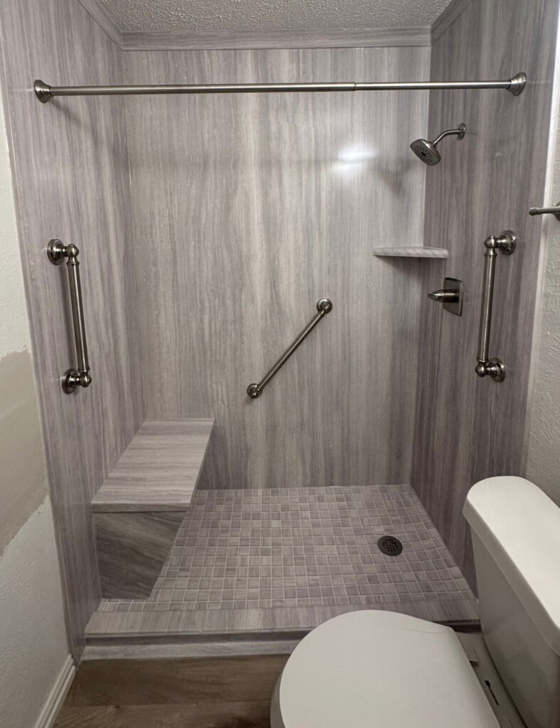 After - Tub To Shower Conversion, Shadow Bend Dr, Fort Worth, TX 76137